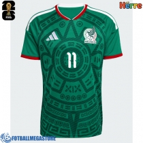 Fotballdrakt Herre Mexico Santiago Gimenez #11 Hjemmedrakt VM 2026 Kortermet